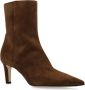 Jimmy Choo Gehakte enkellaarsjes Alizze Brown Dames - Thumbnail 4