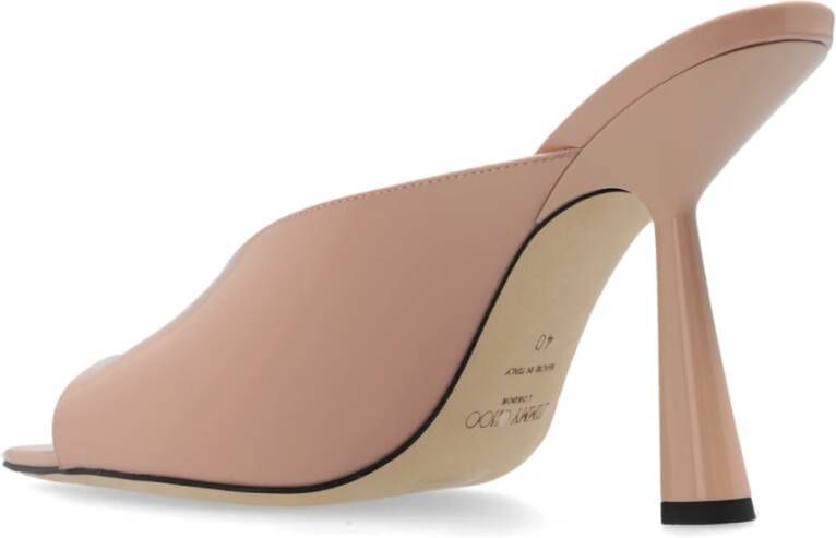 Jimmy Choo Gehakte pantoffels 'Maryanne' Pink Dames