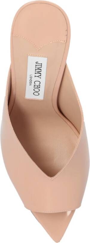 Jimmy Choo Gehakte pantoffels 'Maryanne' Pink Dames