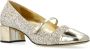 Jimmy Choo Glitter hoge hakken 'Elisa' Yellow Dames - Thumbnail 4