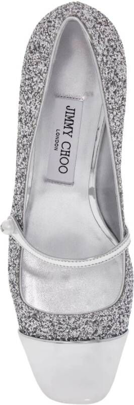 Jimmy Choo Glitter Mary Jane pumps Gray Dames