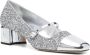 Jimmy Choo Glitter Patent Leren Schoenen met Parel Detail Gray Dames - Thumbnail 4