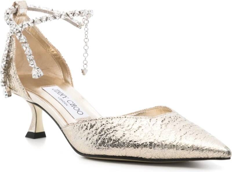 Jimmy Choo Goud Stevie Elegante Hakken Yellow Dames