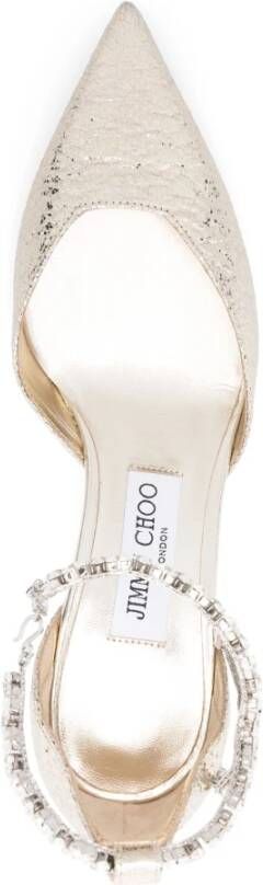 Jimmy Choo Goud Stevie Elegante Hakken Yellow Dames