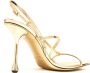 Jimmy Choo Gouden Etana Sandalen Yellow Dames - Thumbnail 3