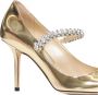 Jimmy Choo Gouden Hak Sandalen Beige Dames - Thumbnail 4