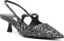 Jimmy Choo Grijze Slingback Hakken Metalen Gesp Gray Dames - Thumbnail 2