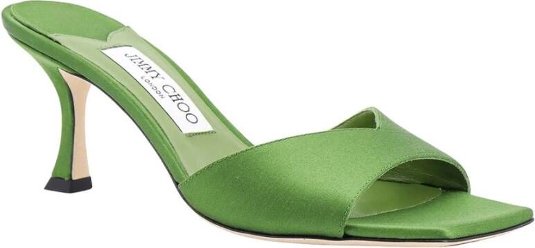 Jimmy Choo Elegante Hoge Hak Sandalen Green Dames