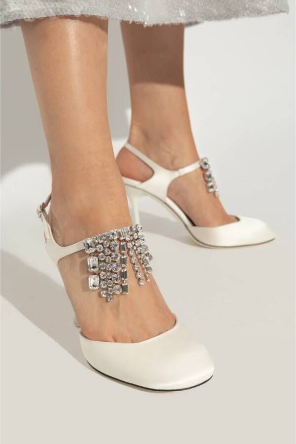 Jimmy Choo Hakken schoenen Verity White Dames