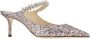 Jimmy Choo Zilveren Glitter Puntige Neus Platte Schoenen Gray Dames - Thumbnail 2