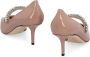 Jimmy Choo Pumps & high heels Bing' Pink Pumps With Crystal Embellishment In Pat in beige - Thumbnail 8