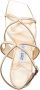 Jimmy Choo Gouden Metallic Kruis Sandalen Beige Dames - Thumbnail 8