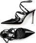 Jimmy Choo Azia glanzende pumps Zwart Dames - Thumbnail 12