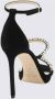 Jimmy Choo Suede Sandalen met Kristalversiering Black Dames - Thumbnail 5