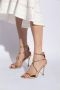 Jimmy Choo Metallic Leren Sandalen met Gevormde Bandjes Yellow Dames - Thumbnail 2