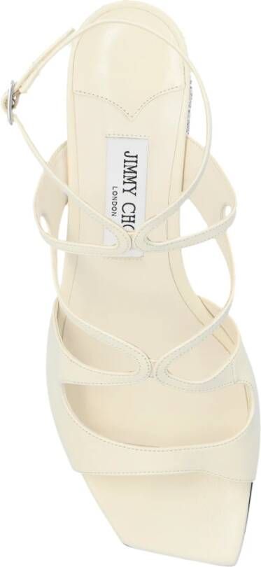 Jimmy Choo Hoge hak sandalen 'Azilia' Beige Dames