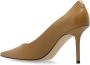 Jimmy Choo Hoge hakken 'Love' Beige Dames - Thumbnail 5