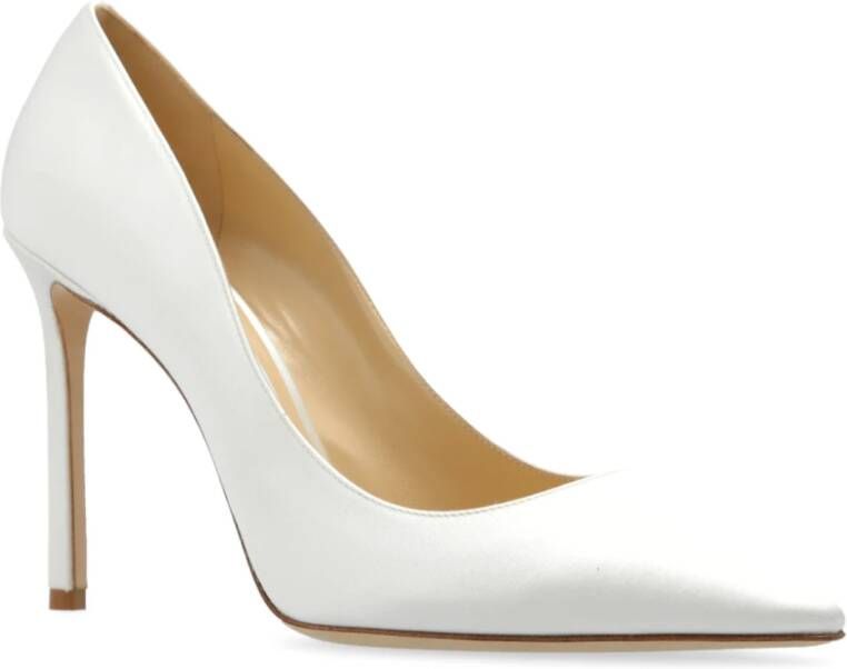 Jimmy Choo Hoge hakken 'Romy' White Dames