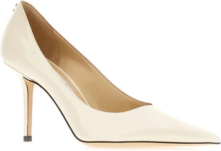 Jimmy Choo Hoge Hakken Schoenen Beige Dames