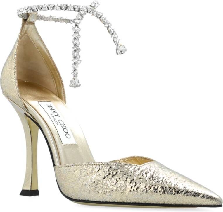 Jimmy Choo Hoge hakken 'Stevie' Yellow Dames