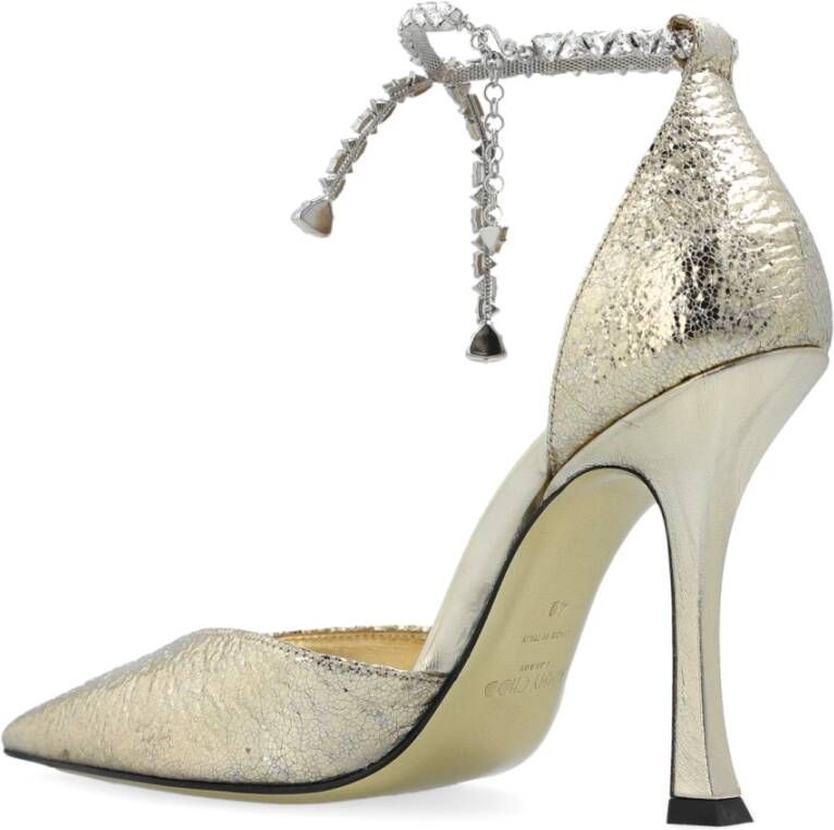 Jimmy Choo Hoge hakken 'Stevie' Yellow Dames