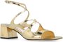 Jimmy Choo Hoge sandalen met hak 'Azilia' Yellow Dames - Thumbnail 4