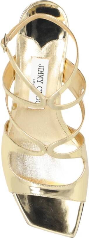 Jimmy Choo Hoge sandalen met hak 'Azilia' Yellow Dames