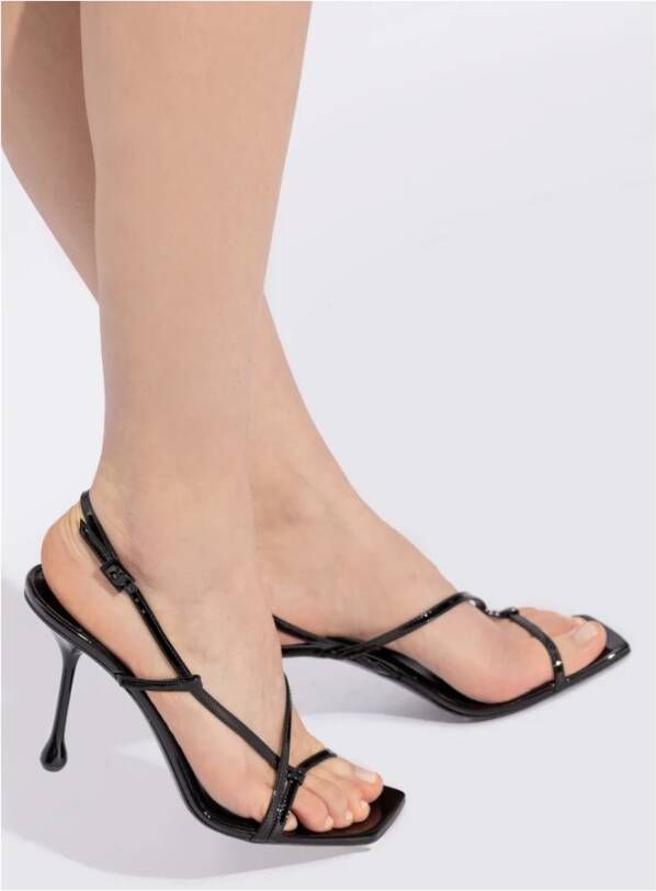 Jimmy Choo Hoge sandalen met hak Etana Black Dames