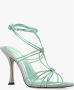 Jimmy Choo India Sandalen met Enkelband Gespsluiting Green Dames - Thumbnail 4