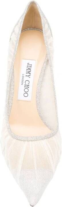 Jimmy Choo Ivory White Love Pointed-Toe Pumps White Dames