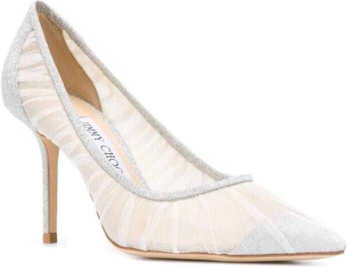 Jimmy Choo Ivory White Love Pointed-Toe Pumps White Dames