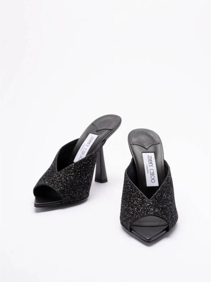 Jimmy Choo Klassieke zwarte muilezelschoenen Black Dames