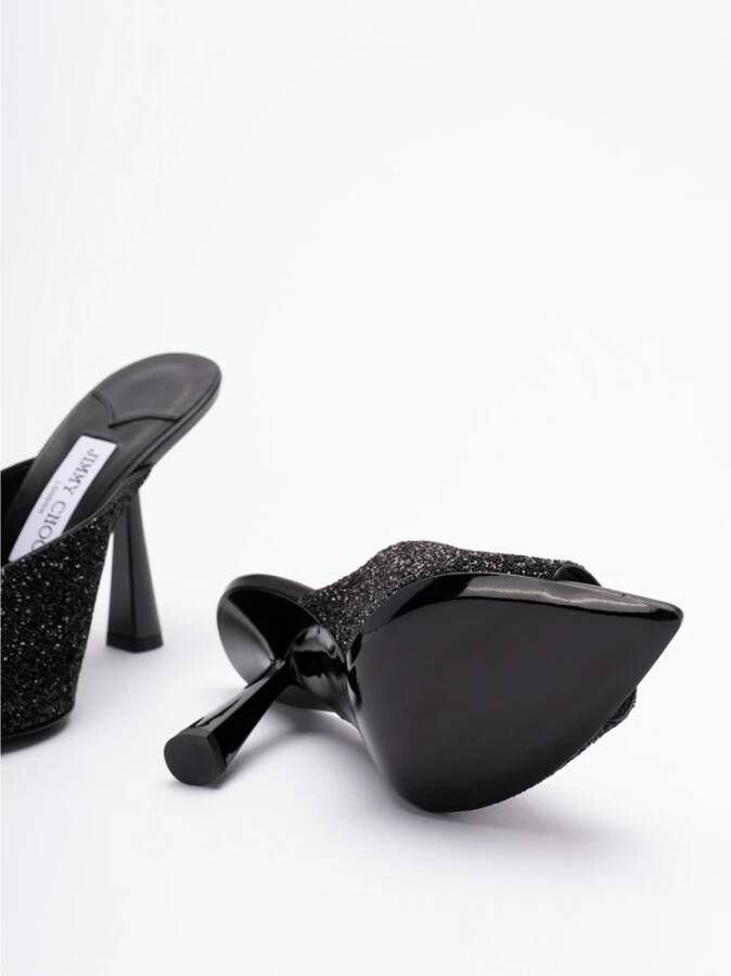 Jimmy Choo Klassieke zwarte muilezelschoenen Black Dames