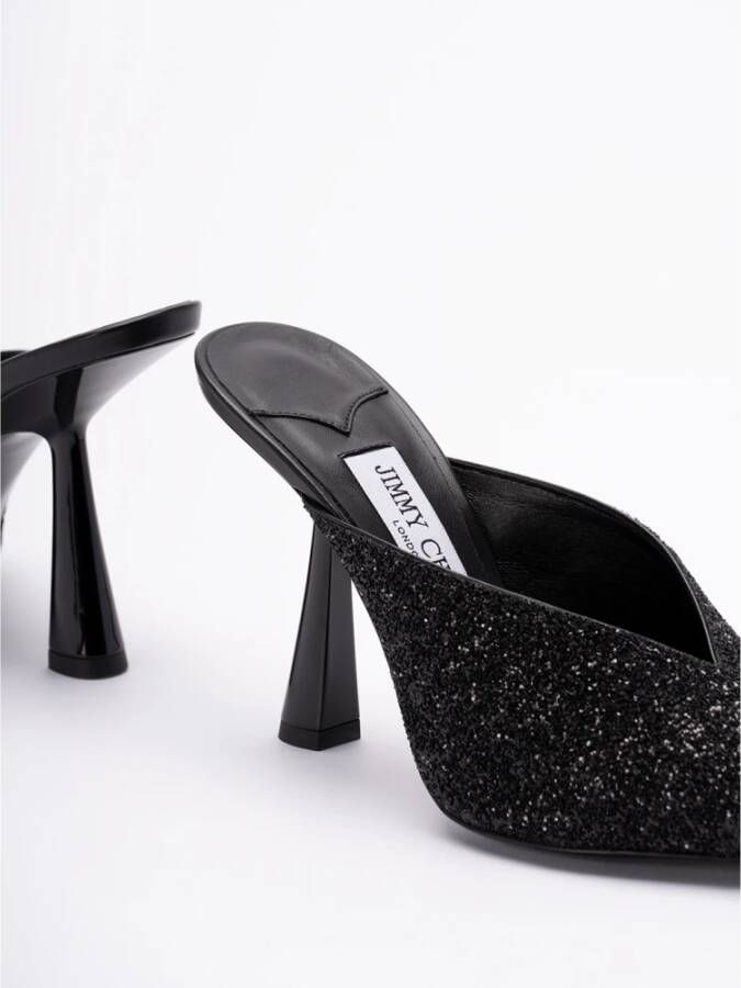 Jimmy Choo Klassieke zwarte muilezelschoenen Black Dames