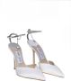 Jimmy Choo Kristal Enkelband Ivoor Pumps Beige Dames - Thumbnail 2