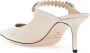 Jimmy Choo Kristalversierde Patent Muiltjes White Dames - Thumbnail 3