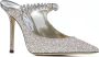 Jimmy Choo Kristalversierde Sandalen Beige Dames - Thumbnail 2