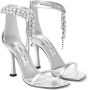 Jimmy Choo Kristalversierde Stiletto Hak Schoenen Gray Dames - Thumbnail 2