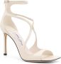 Jimmy Choo Lakleren sandalen met stilettohak White Dames - Thumbnail 2