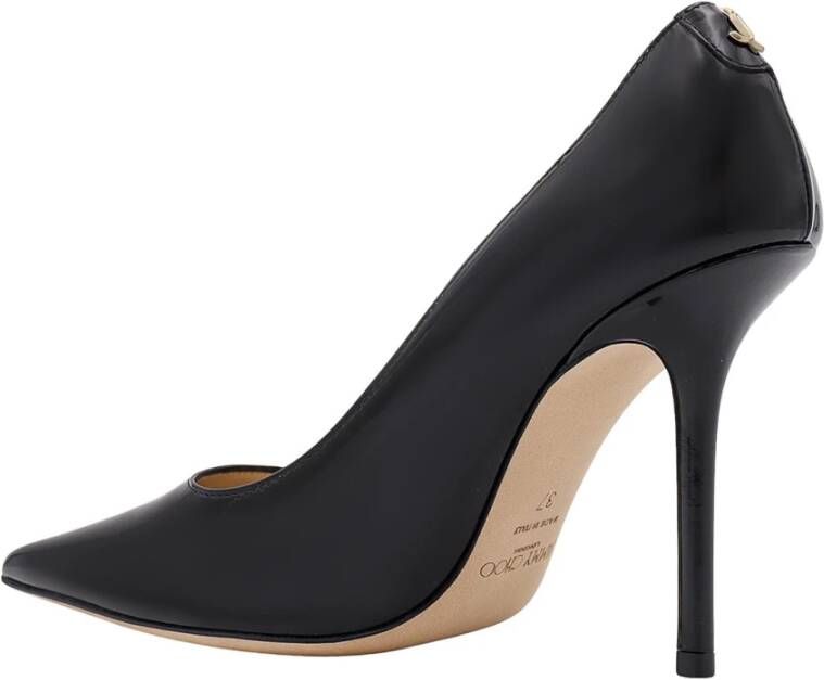 Jimmy Choo Lakleren Stiletto Hakken Black Dames