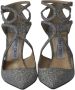 Jimmy Choo Leather heels Gray Dames - Thumbnail 2