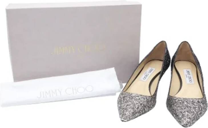 Jimmy Choo Leather heels Grijs Dames