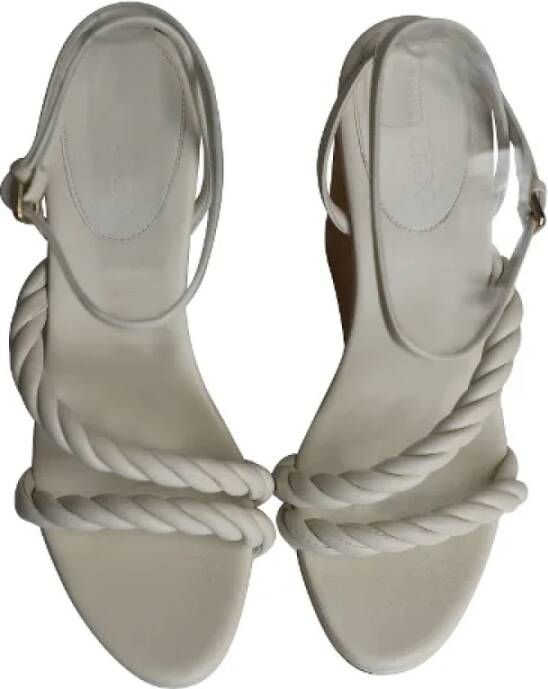 Jimmy Choo Leather heels White Dames