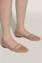 Jimmy Choo Leren balletflats 'Elisa' Beige Dames - Thumbnail 2