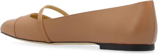 Jimmy Choo Leren balletflats 'Elisa' Beige Dames