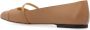 Jimmy Choo Leren balletflats 'Elisa' Beige Dames - Thumbnail 5