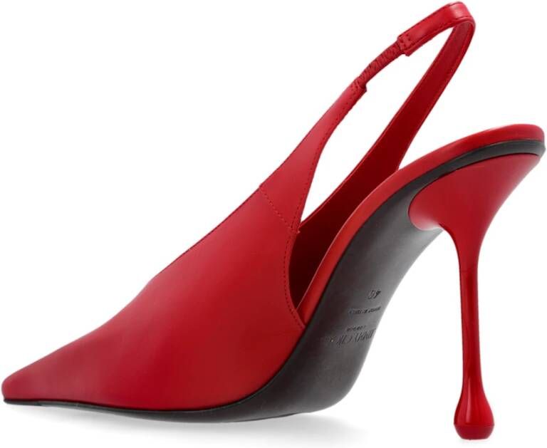 Jimmy Choo Leren hoge hakken Isa Red Dames