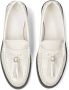 Jimmy Choo Leren loafers met pareldetail en franje Beige Dames - Thumbnail 4