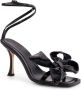 Jimmy Choo Leren Sandalen met Strikdetail Black Dames - Thumbnail 2