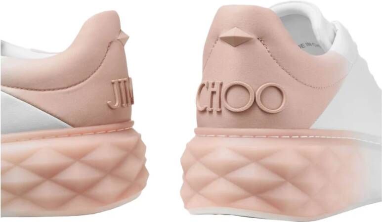 Jimmy Choo Logo Sneakers White Dames